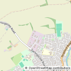 Map of Shipston on Stour, Warwickshire