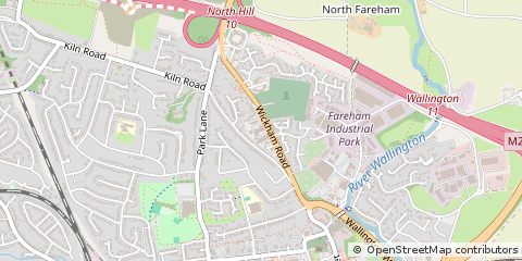 Map of Fareham, Hampshire