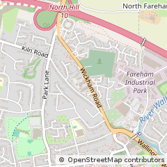 Map of Fareham, Hampshire