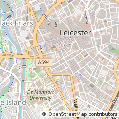 Map of Leicester