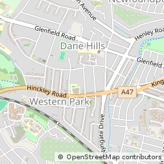 Map of Leicester