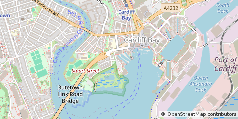 Map of Cardiff