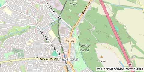 Map of Sheffield