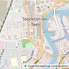 Map of Stockton-on-Tees