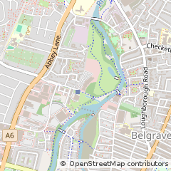 Map of Leicester