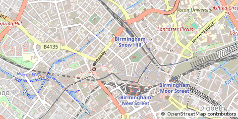 Map of Birmingham
