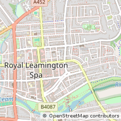 Map of Leamington SPA, Warwickshire