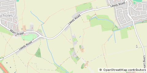 Map of Leeds, Yorkshire