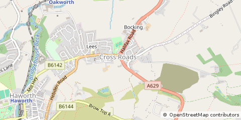 Map of Keighley