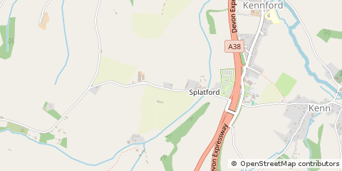Map of NR Exeter, Devon