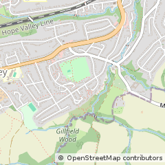 Map of Sheffield, South Yorkshire
