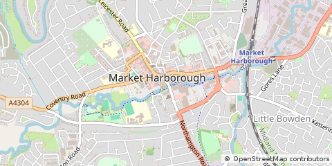 Map of Market Harborough