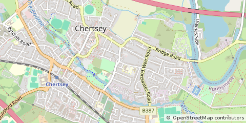 Map of Chertsey