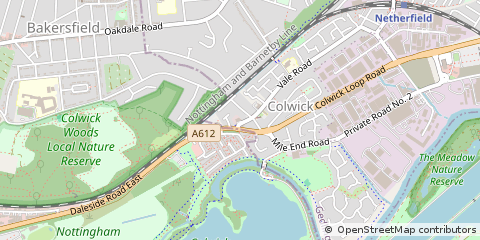 Map of Nottingham