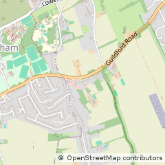 Map of Bookham, Surrey