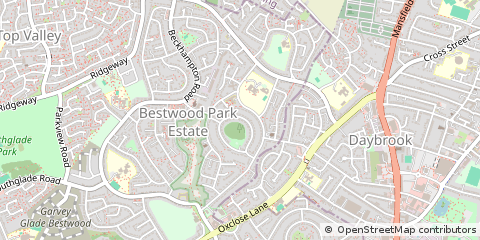 Map of Nottingham