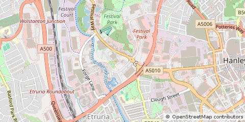 Map of Stoke-on-Trent