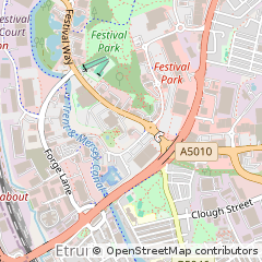 Map of Stoke-on-Trent