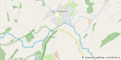 Map of Newtown, Powys