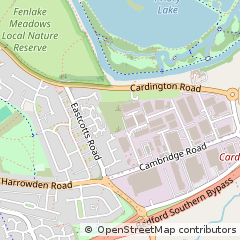 Map of Bedford, Bedfordshire
