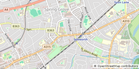 Map of Isleworth, Middlesex