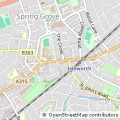 Map of Isleworth, Middlesex