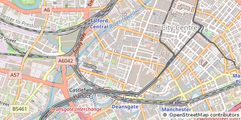 Map of Manchester