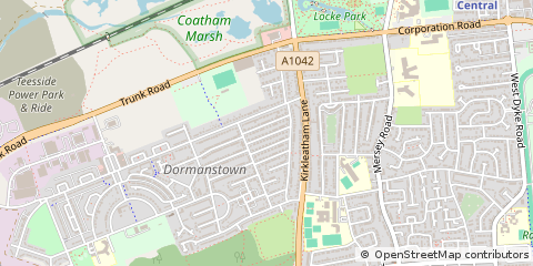 Map of Redcar