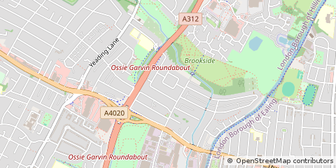 Map of Hayes, Middlesex
