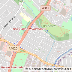 Map of Hayes, Middlesex