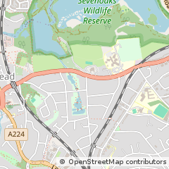 Map of Sevenoaks, Kent