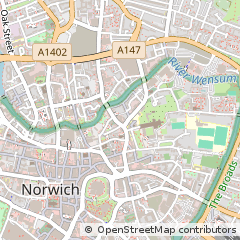 Map of Norwich, Norolk
