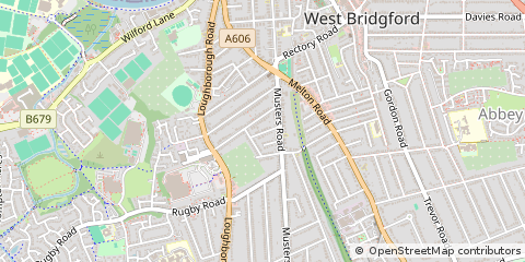 Map of Nottingham