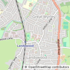 Map of Walsall, West Midlands