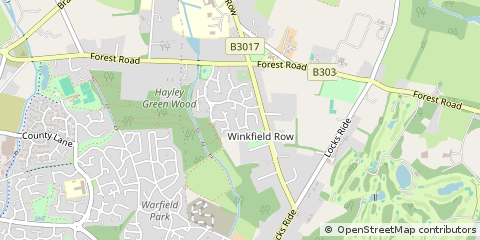 Map of Bracknell