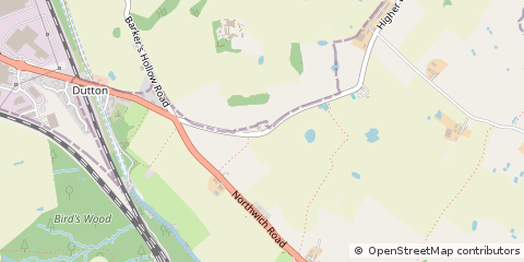 Map of Warrington