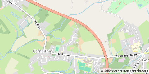 Map of Llanelli, Carmarthenshire