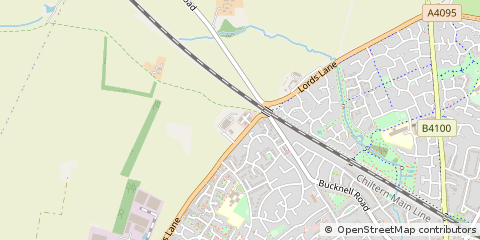 Map of Bicester, Oxfordshire