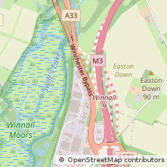 Map of Winchester, Hampshire