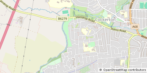 Map of Darlington