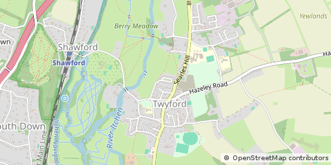 Map of Winchester, Hampshire