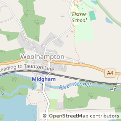 Map of Reading, Berkshire