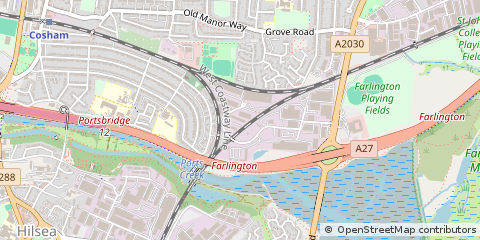 Map of Portsmouth, Hampshire
