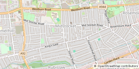 Map of Aberdeen