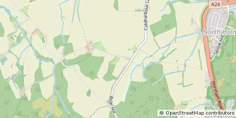 Map of Surrey