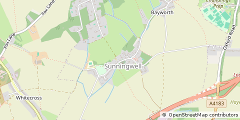 Map of Abingdon, Oxfordshire