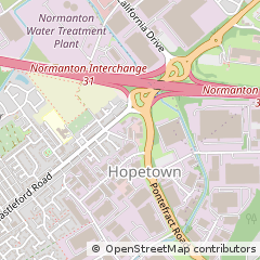 Map of Normanton, West Yorkshire