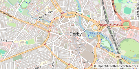 Map of Derby