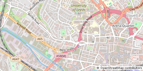 Map of Leeds