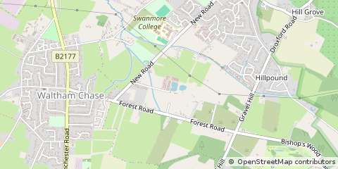 Map of Southampton, Hampshire